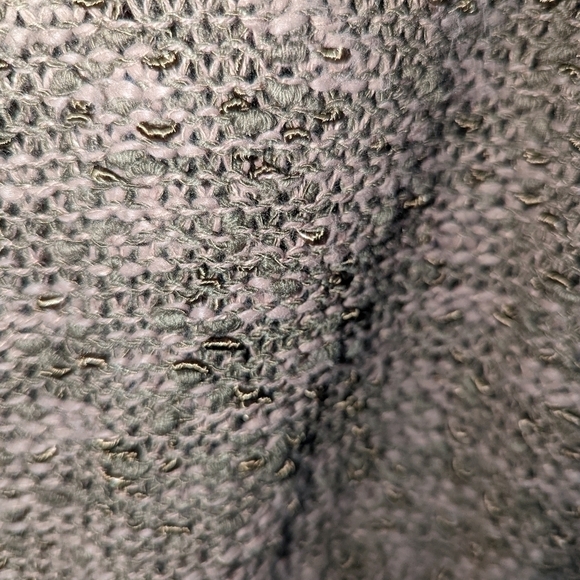 VINTAGE Brown Floral Embroidery Loose Knit Crewneck Sweater Size Extra-Large - Picture 6 of 12